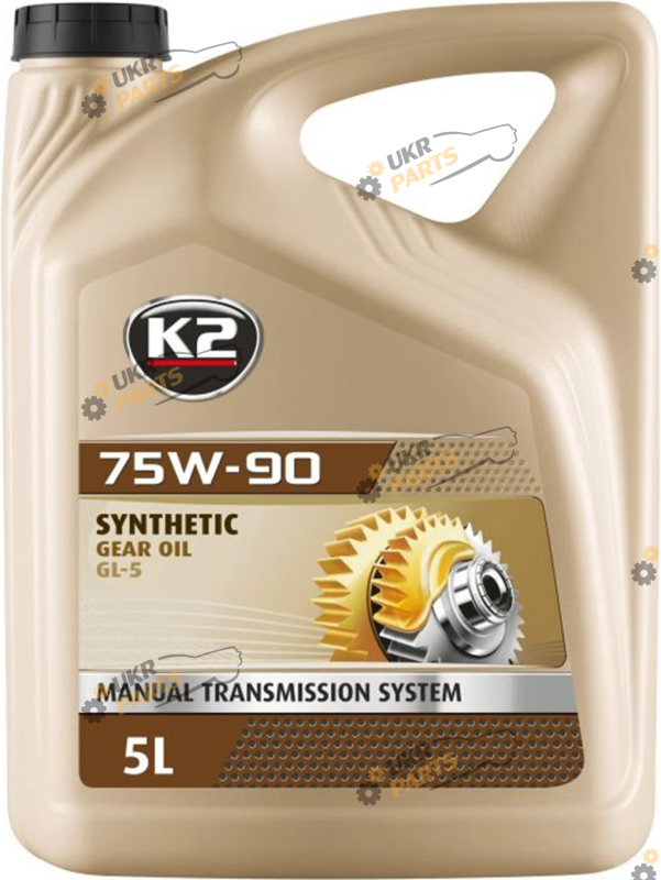 Масло трансмиссионное K2 75W-90 5 л (O5565E)