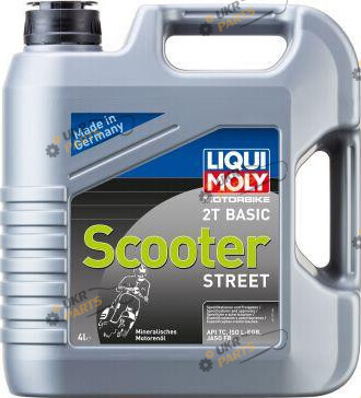 Моторное масло Liqui Moly Motorrad Scooter Basic 2T 4 л (1237)
