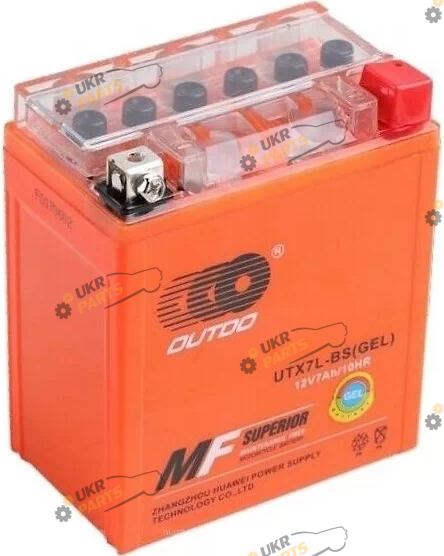 Мотоциклетный аккумулятор Outdo 7 Ач (UTX7L-BS GEL)