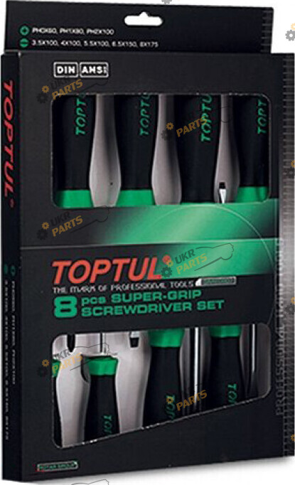 Набор отверток Toptul 8 шт (GAAE0807)