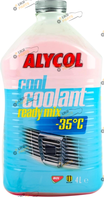 Антифриз MOL Alycol Cool Ready -35°C розовый 4 л (19010017)