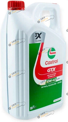 Моторное масло Castrol GTX 10W-40 5 л (15A4D4)