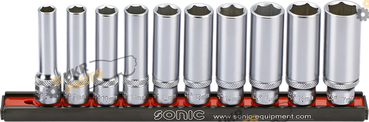 Набор торцевых головок Sonic квадрат 3/8