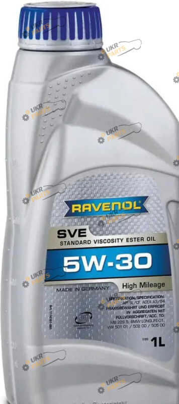 Моторное масло Ravenol SVE Ester Oil High Mileage 5W-30 1 л (1116101-001)