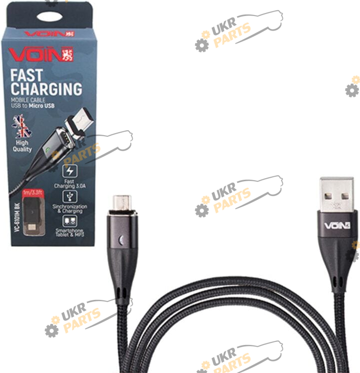 Кабель Voin USB - Micro USB 3А microUSB 3 А (47924)