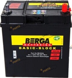 Автомобильный аккумулятор BERGA Basic-Block Тонкая клема ASIA 35 Ач (535118030)