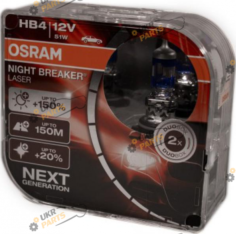 Галогеновая лампа Osram HB4 2 шт (28435)
