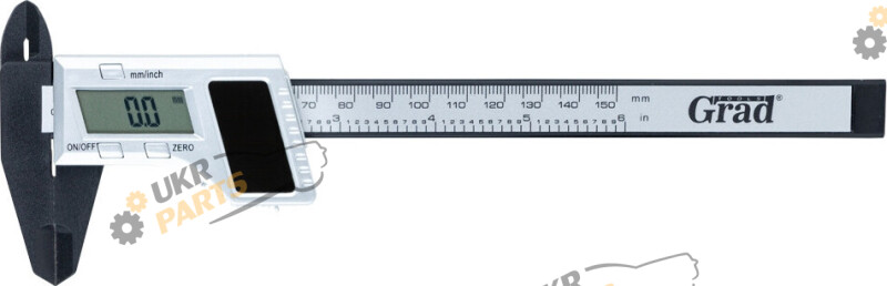Штангенциркуль Sigma 150 мм на солнечной батарее (3923215)