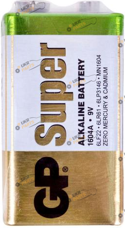 Крона GP Super Alkaline пленка 6LF22 1 шт. (1604A-S1)