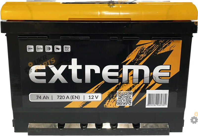 Автомобильный аккумулятор Extreme 74 Ач (6CT-74 A (0) (H 175MM) EXTREME)