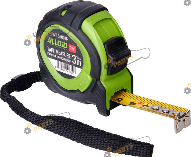 Рулетка Alloid з фіксатором Mt-520316 3м (Mt-520316)