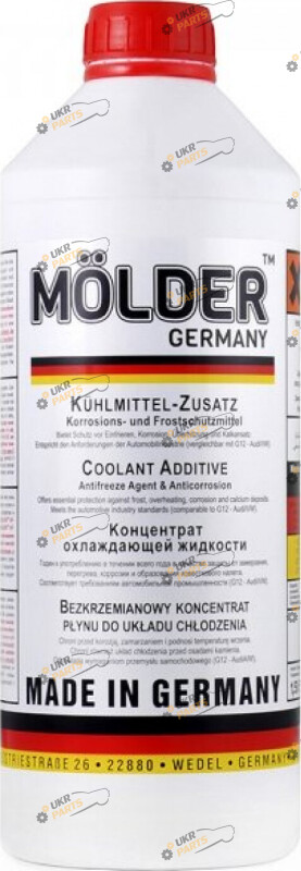 Концентрат антифриза MOLDER G12 красный 1.5 л (KF-015-G12)