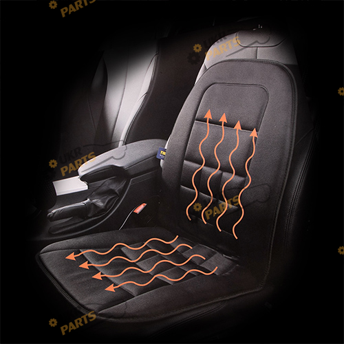 Накидка для сидений Elegant с подогревом 12V 35/45W 95*46см черные (EL 100 574 BK)