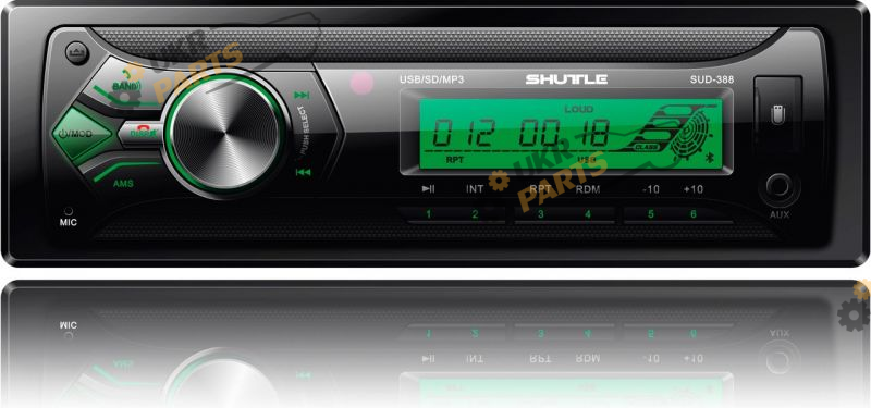 Бездисковая автомагнитола Shuttle SUD-388 Black/Green (SUD-388 Black/Green)