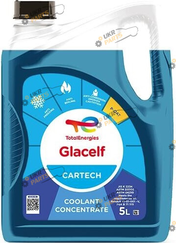 Концентрат антифриза Total GLACELF CARTECH синий 5 л (GLAC CAR 5L)