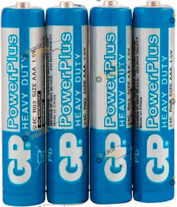 Батарейка GP PowerPlus в пленке ААA 4 шт. (24C-2S4)