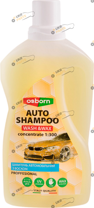 Шампунь для мойки Osborn WASH & WAX с воском 1:300 0.5 л (0489 (14))