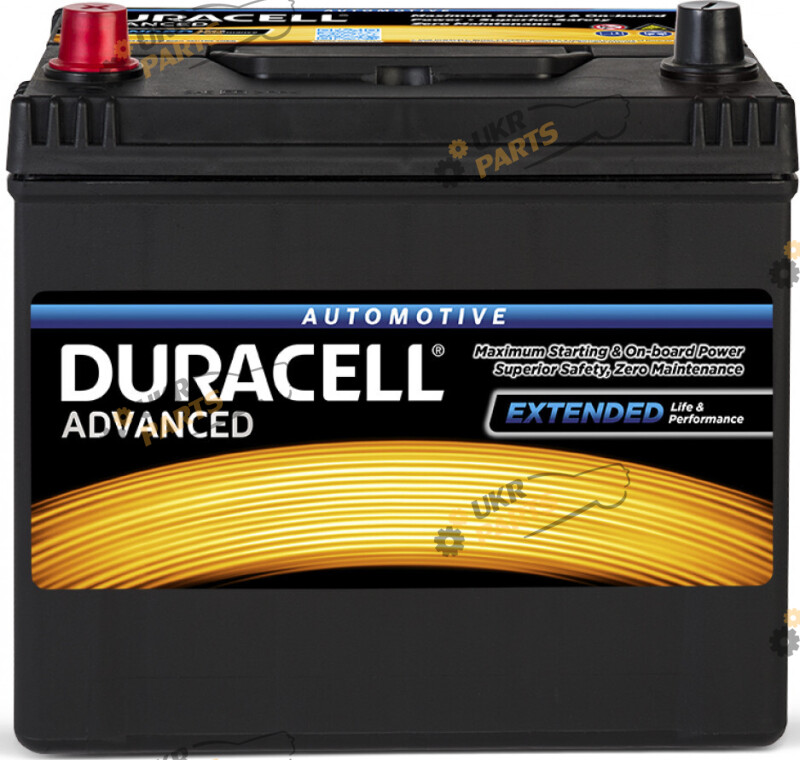 Автомобильный аккумулятор Duracell ADVANCED EN 510A, L+ 60 Ач (DA60L)