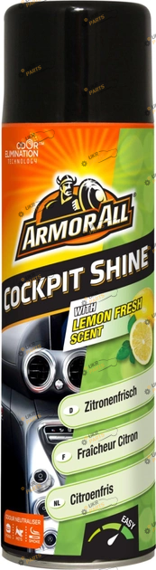 Полироль для торпеды ARMOR ALL Cockpit Shine Lemon 0.5 л (E303872300)