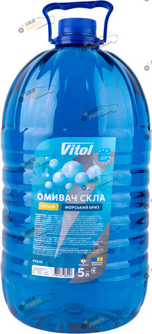 Жидкость омывателя готовая Всесезонная Vitol Морський бриз 5 л (VTS-52)