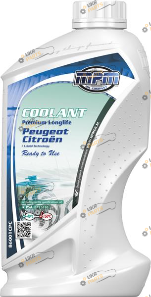 Антифриз MPM Oil Premium Longlife Citroen-Peugeot G11 синий 1 л (86001CPC)