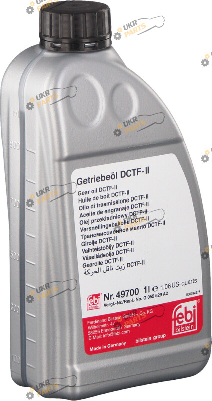 Масло трансмиссионное Febi DCTF-II (49700)