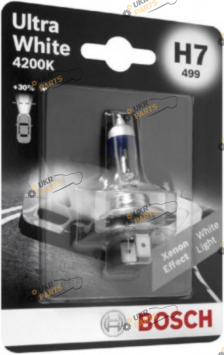 Галогеновая лампа Bosch Ultra White H7 1 шт (1987301090)