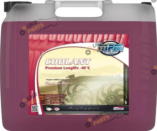 Антифриз MPM Oil Longlife G12 evo красный 20 л (87020CEVO)