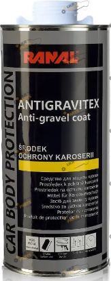 Антигравий для обработки пустот кузова Ranal Antigravitex HS черный 1.8 л (20144-1)