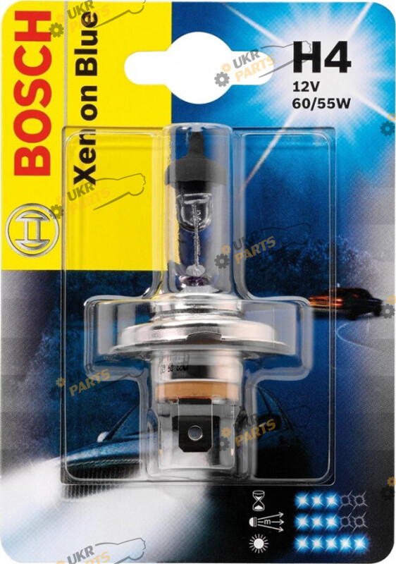 Галогеновая лампа Bosch Xenon Blue H4 1 шт (1 987 301 010)
