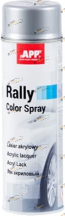 Аэрозольная краска APP Rally Color Spray серебристая 600 мл (210114 (6))