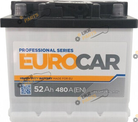 Автомобильный аккумулятор Eurocar R+ 52 Ач (000019973)