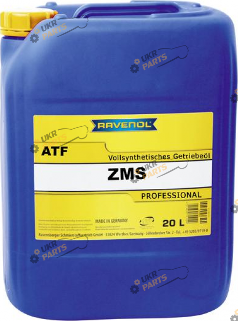 Масло трансмиссионное Ravenol ATF ZMS 20 л (RAVATFZMS20L)