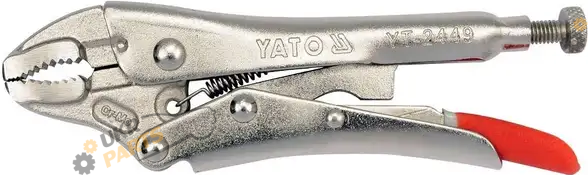 Клещи зажимные Yato с фиксатором, L= 125 мм (YT-2449)