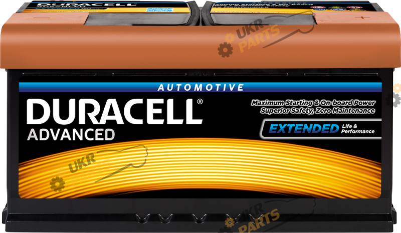 Автомобильный аккумулятор Duracell Advanced EN780A, R+ 95 Ач (DA95H)