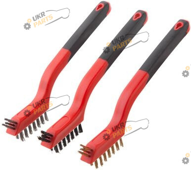 Щетка ручная Intertool 80мм (3шт) (BT-0006)