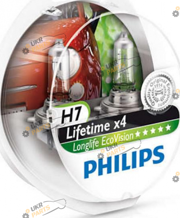 Галогеновая лампа Philips LongLife EcoVision H7 (22677)