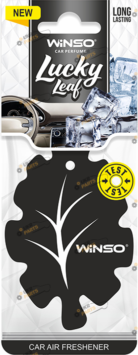 Ароматизатор Winso Lucky Leaf | Черный лед (537870)