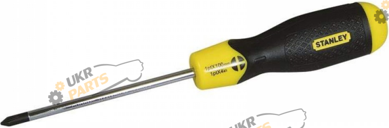 Отвертка Stanley Cushion Grip PH2 x 100 мм 1 шт (0-64-940)