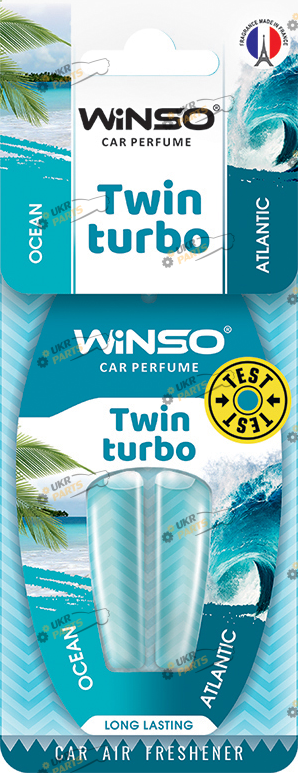 Ароматизатор Winso Twin Turbo | atlantic & ocean (538350)