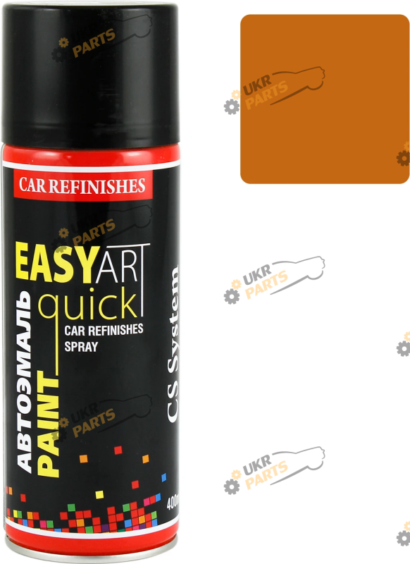 Аэрозольная краска CS System Easy Art Quick Paint 208 Охра оранжевый глянцевый 400 мл (CS1208)