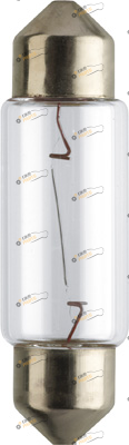 Лампочка номерного знака Philips C5W 24V 5W 35MM SV8,5 2 шт (13844B2)