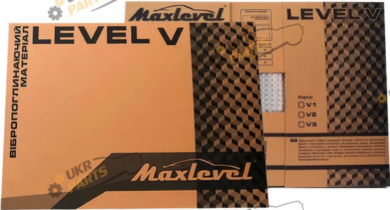 Виброизоляция ACOUSTICS V3 700х500 3.5 мм (віброізоляція MAX LEVEL (V3) 700*500*3.5)