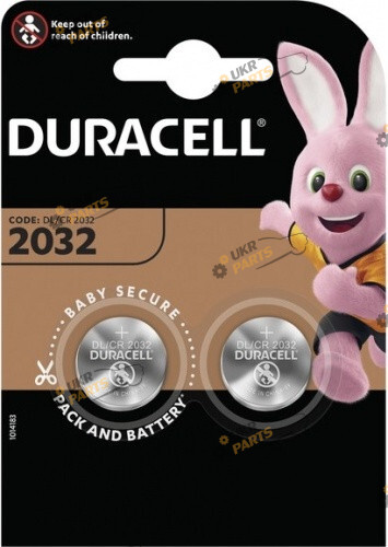 Батарейка Duracell DSN CR2032 2 шт. (6409620)