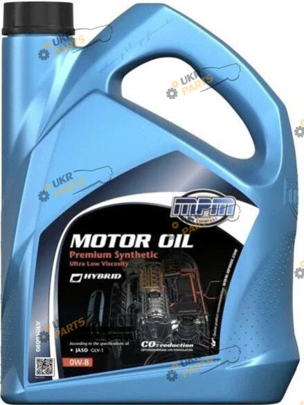 Моторное масло MPM Oil Premium Synthetic Ultra LV 0W-8 5 л (08005ULV)
