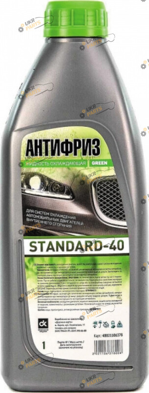 Антифриз Дорожная карта Standard-40 зелёный 1 л (48021106378)