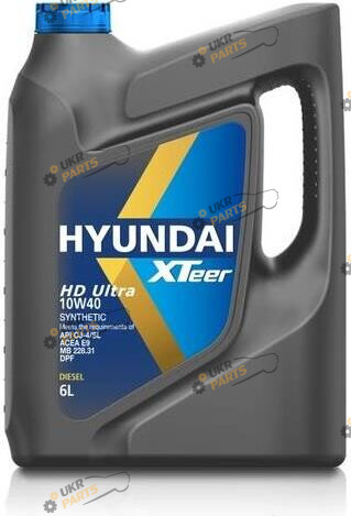 Моторное масло Hyundai/Kia XTeer Ultra HD 10W-40 6 л (1061004)