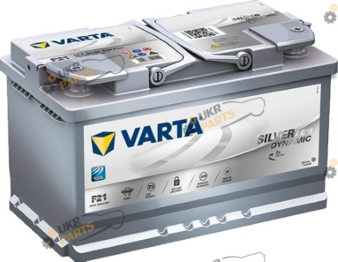 Автомобильный аккумулятор Varta Silver Dynamic AGM Ев (-/+) F21 80 Ач (580901080)