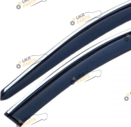 Дефлектор окна / Ветровик HIC Volkswagen Passat B6/B7 2005-2015 Variant С Хром молдингом (VW25-M)