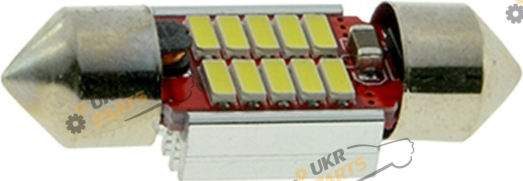 LED лампа Cyclone C5W CAN 4014-10 31 мм T11 (T11-015(31) CAN 4014-10)